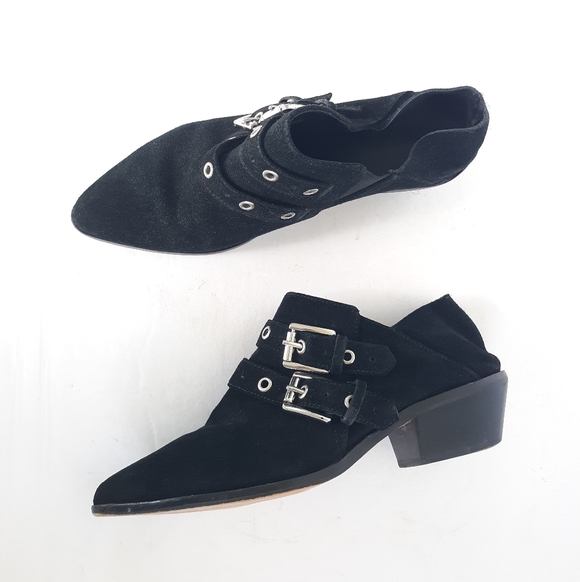 Rebecca Minkoff Austen Buckle Booties - Picture 2 of 7